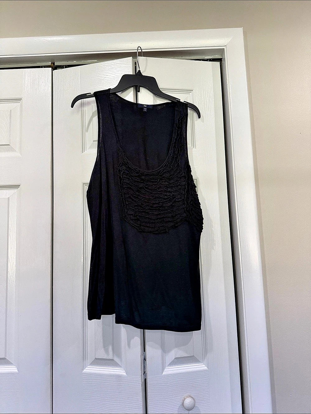 Black Ruched Mini Dress